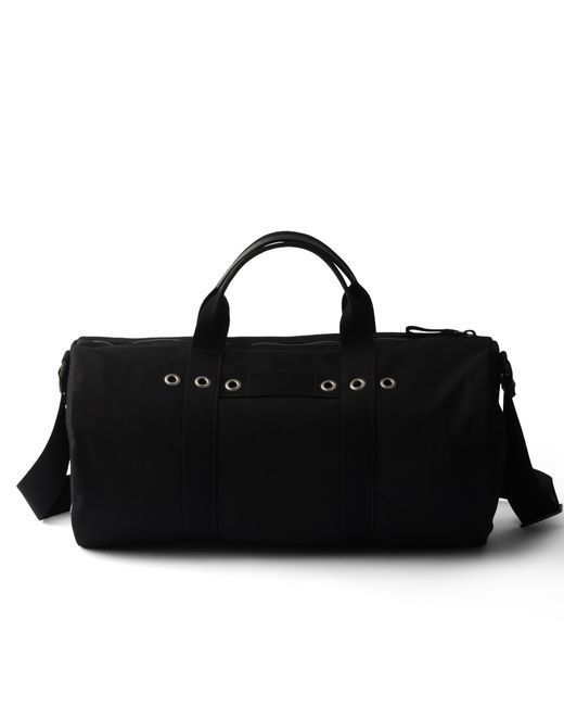Prada Black Weekender Aus Canvas