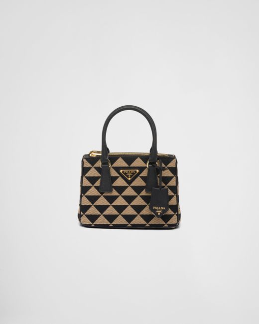 prada jacquard micro bag