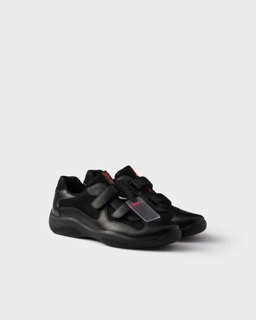 Prada Black America's Cup Original Sneakers for men