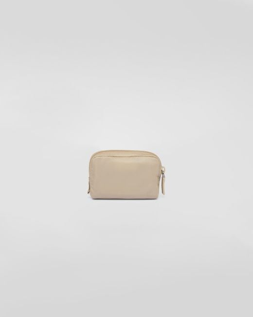 Prada White Necessaire Aus Re-nylon