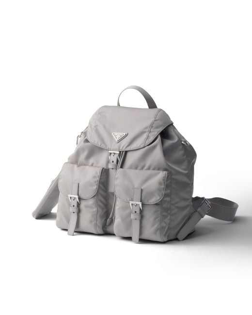Zaino Medium di Prada in Gray