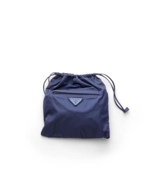 Prada Blue Foldable Re-Nylon Pouch