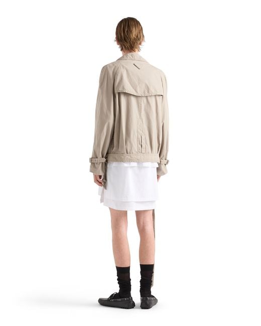 Prada Natural Technical Cotton Jacket for men