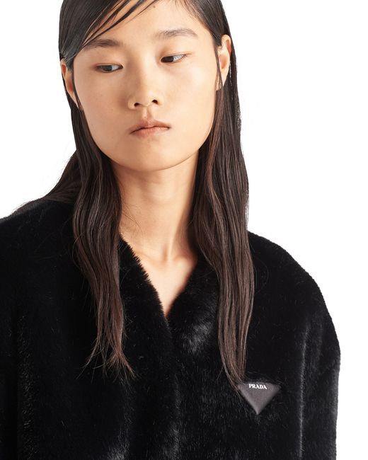 Abrigo Aspen Prada de color Black
