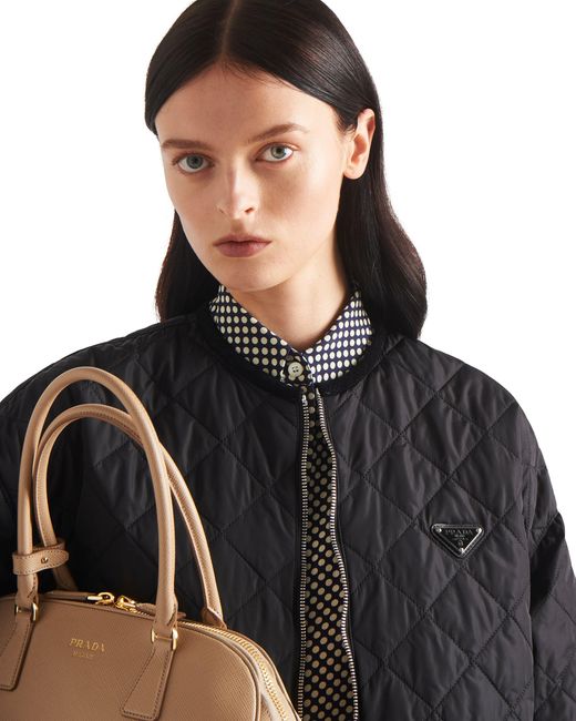 Prada Black Quilted Light Re-Nylon Jacket