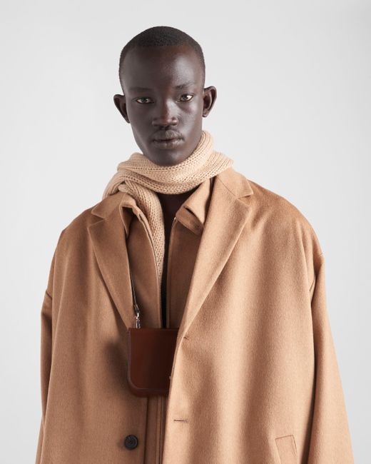 Prada Natural Camel Hair Coat for men