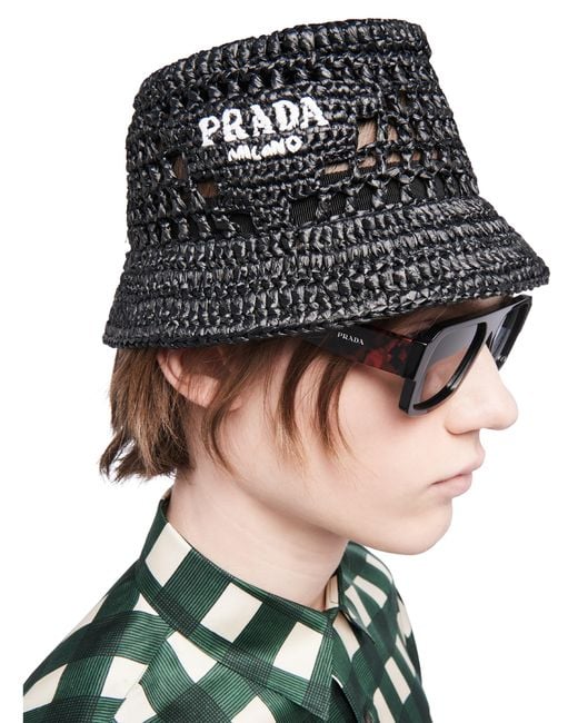 Cappello di Prada in Black da Uomo