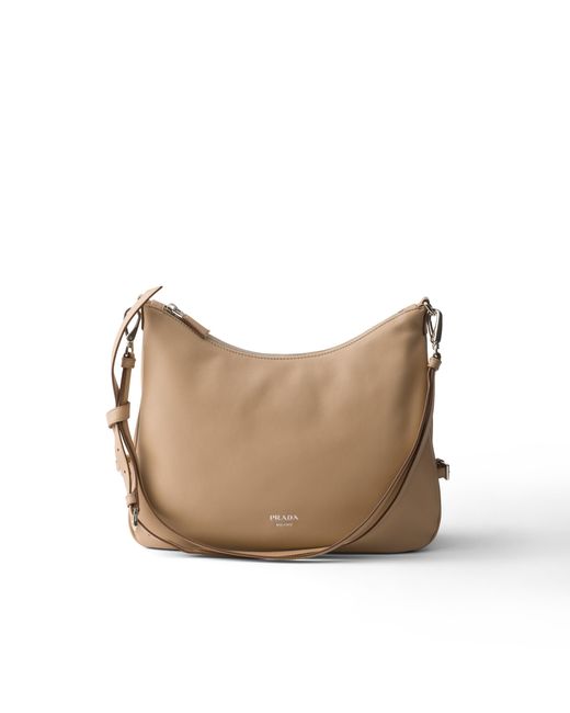 Borsa Fold Large di Prada in Natural