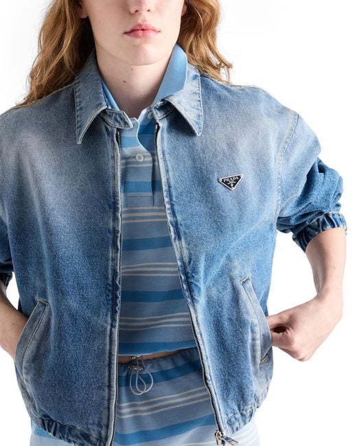 Prada Blue Denim Jacket, Light