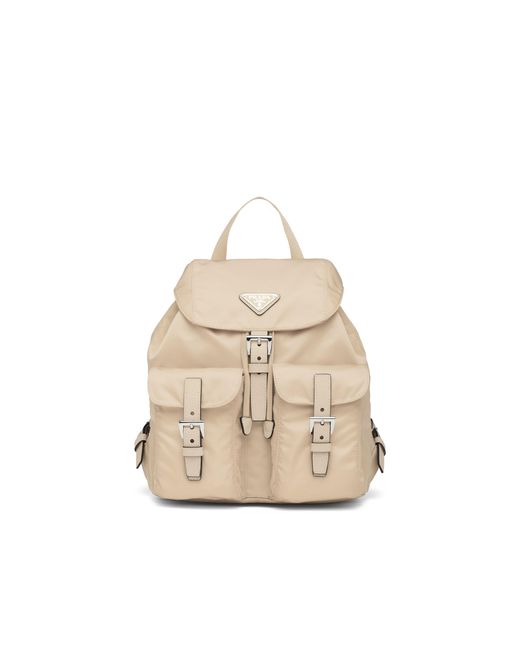 Prada Natural Small Re-Nylon Backpack