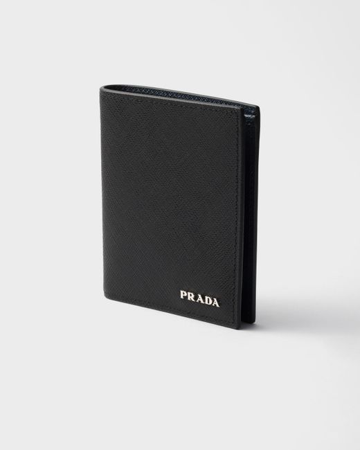 Prada White Saffiano Leather Wallet for men