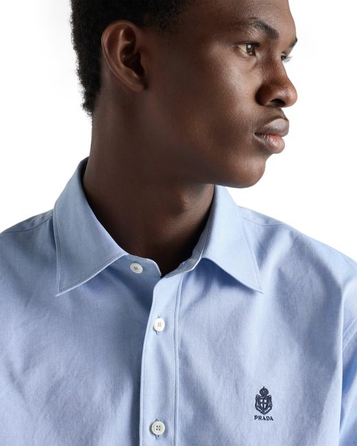 Camicia di Prada in Blue da Uomo