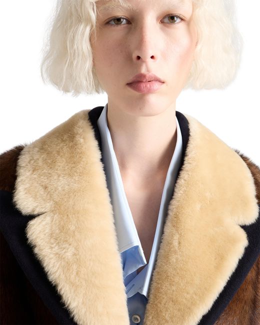 Prada Brown Shearling Jacket