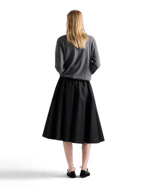 Prada Black Re-Nylon Circle Skirt