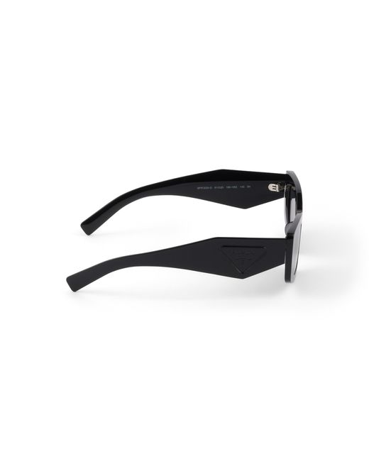 Prada Black Sunglasses With Triangle Logo