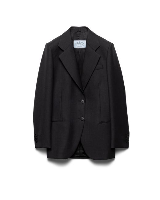 Chaqueta De Gabardina De Botonadura Simple, Mujer, Talla Prada de color Blue