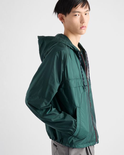 Prada Green Re-Nylon Blouson Jacket for men