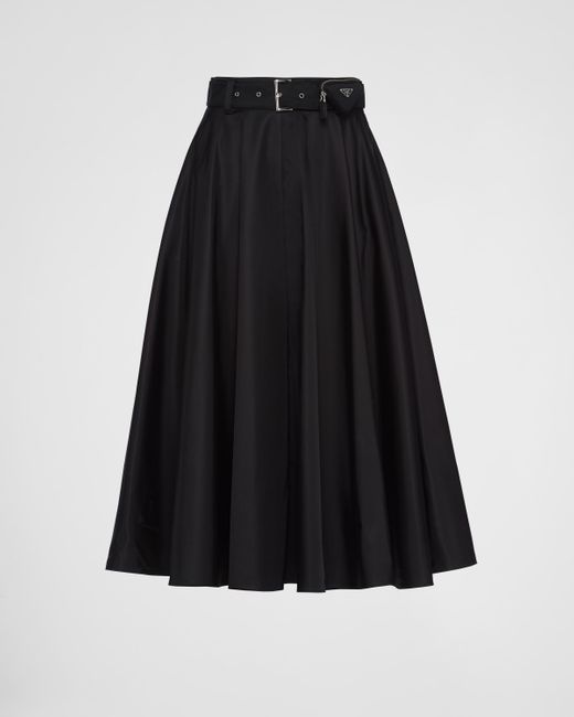 Prada Black Full Re-Nylon Skirt