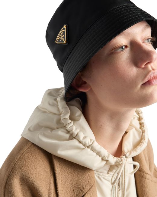 Prada Black Re-Nylon Bucket Hat