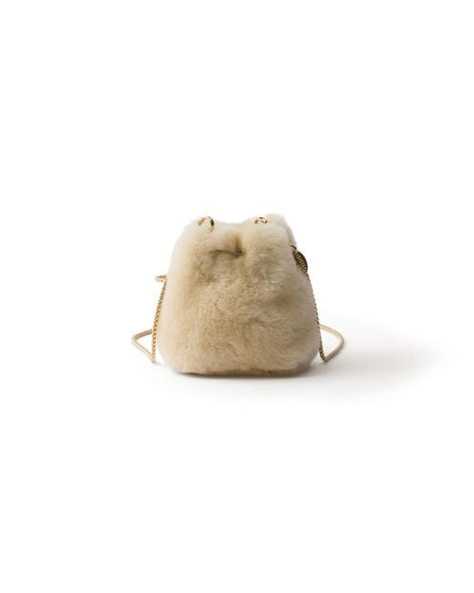 Mini Pouch di Prada in White