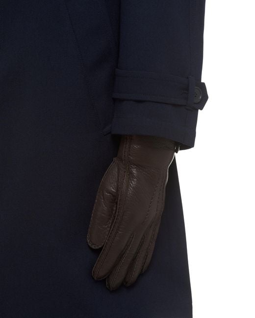 Prada Handschuhe Aus Leder, Herren, Größe 8 in Brown für Herren
