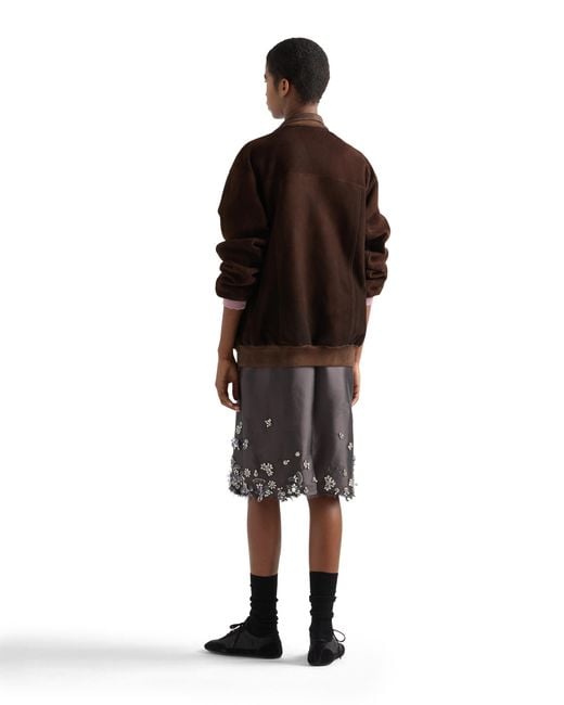 Prada Brown Suede Jacket
