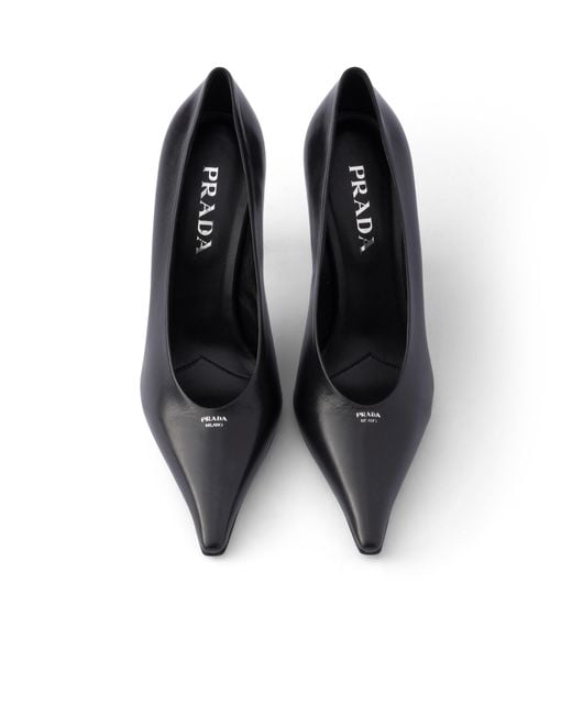 Prada Black Leather Pumps