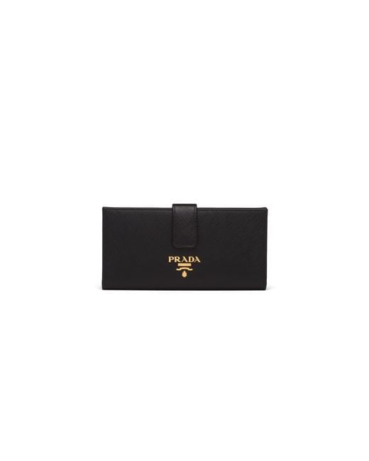 Prada Multicolor Large Saffiano Leather Wallet