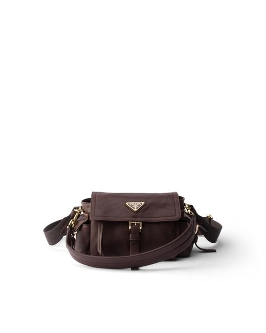 Prada Brown Explore Nappa Leather Mini Bag