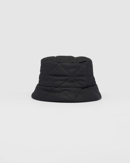 Prada Black Re-nylon Bucket Hat