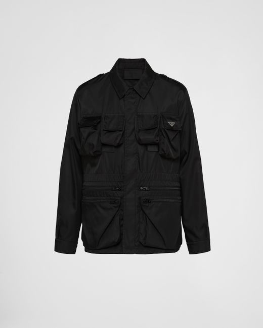 Prada Black Re-Nylon Safari Jacket for men
