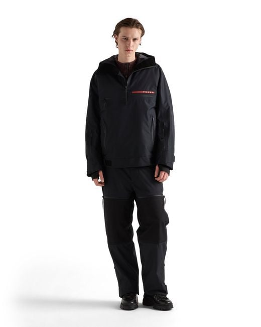 Prada Blue Extreme-Tex Blouson Jacket for men