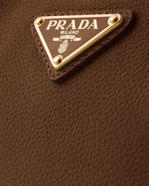 Prada Brown Re-Edition 2005 Nubuck And Saffiano Leather Mini-Bag