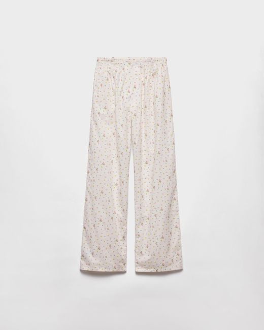Pantaloni di Prada in White