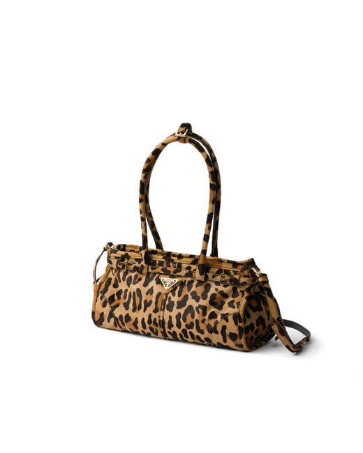 Prada Multicolor Bonnie Medium Printed Leather Handbag