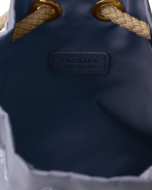 Prada Blue Re-Nylon Smartphone Case, Aviation