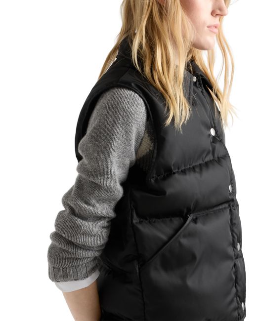 Prada Black Re-Nylon Down Vest