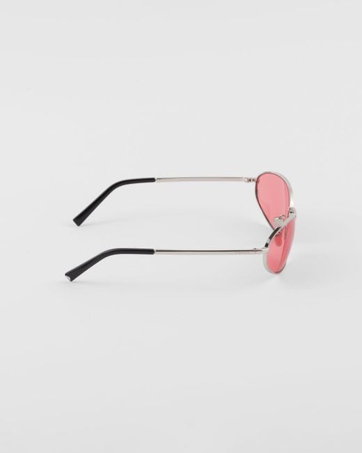 Prada Pink Sunglasses With The Logo