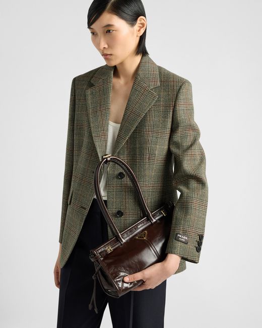 Prada Black Bonnie Medium Leather Handbag