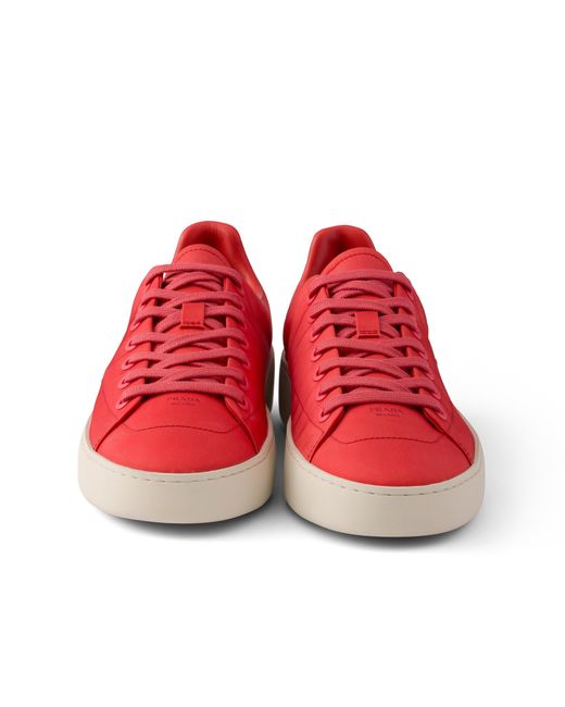 Prada Red Court Re-Nylon Sneakers, Size 5,5 for men