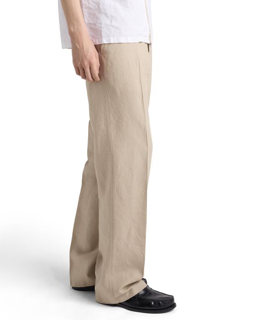 Prada Natural Linen Pants for men