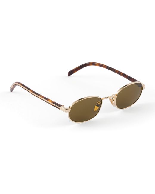 Prada Multicolor Sunglasses With The Iconic Metal Plaque