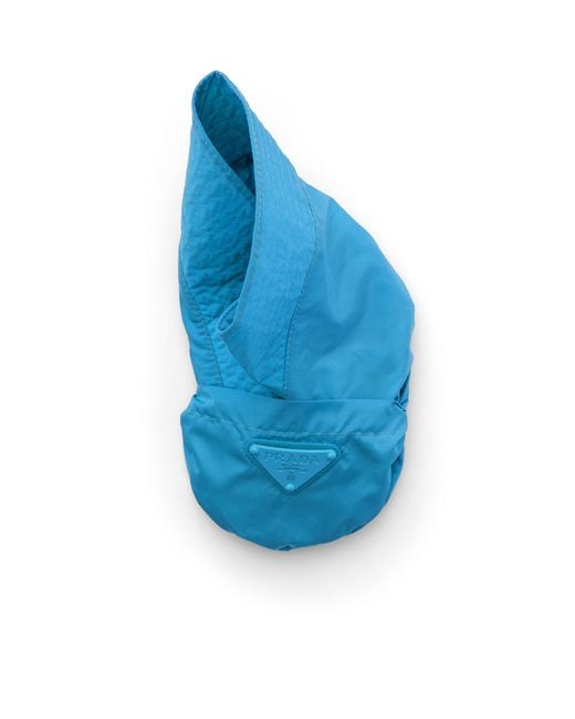 Cappello Da Pescatore Ripiegabile di Prada in Blue