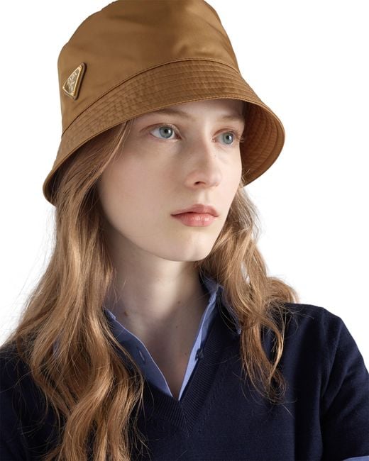 Prada Brown Re-Nylon Bucket Hat