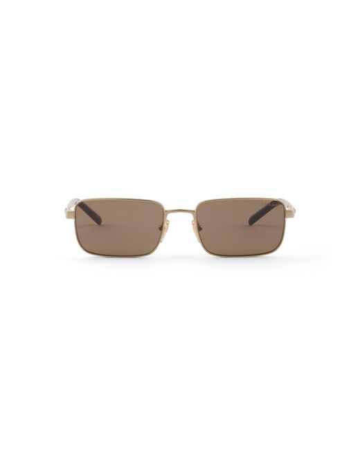 Prada White Sunglasses With Logo for men