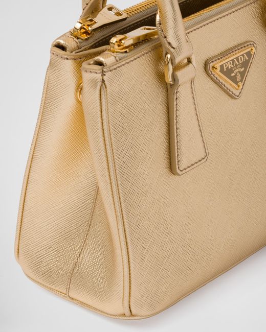 Prada White Galleria Saffiano Leather Mini-Bag