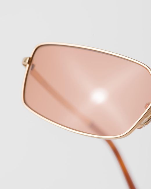 Prada Pink Sunglasses With The Logo