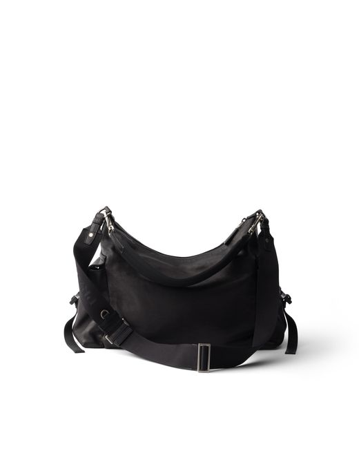 Prada Schultertasche Aus Leder Explore, Herren in Black für Herren