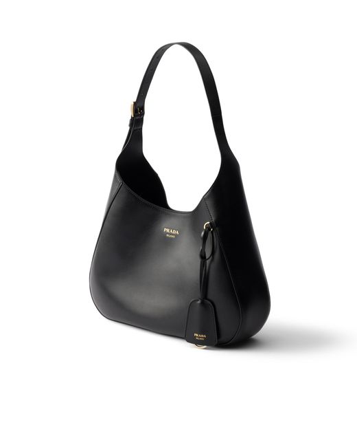 Prada Black Boogie Medium Leather Bag