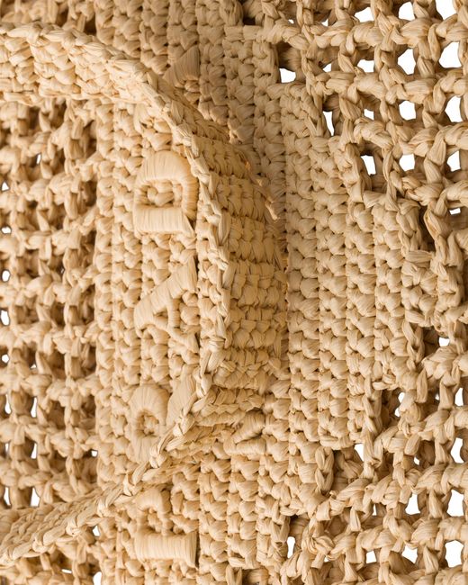 Prada Natural Crochet Tote Bag